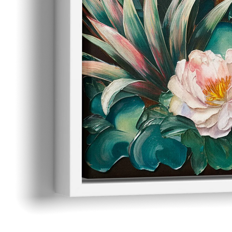 Huntsville Botanical Garden Bliss - Close-Up White Frame Canvas