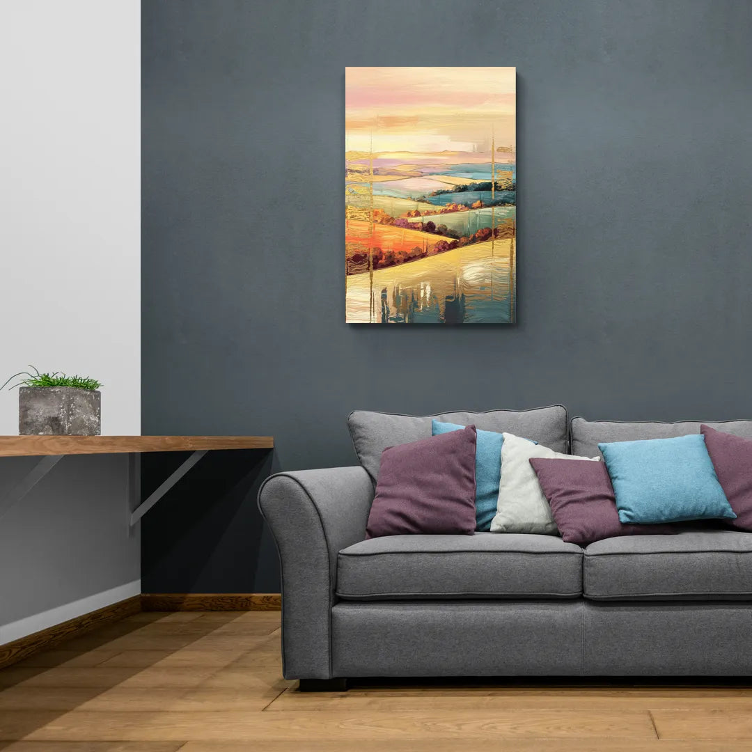 Burlington Scenic Horizons - Canvas Wall Art Living Room
