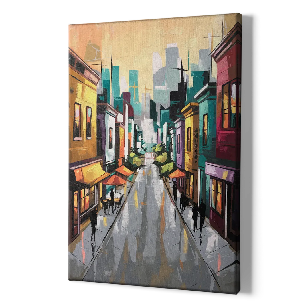 San Francisco Mission District Vibes - Canvas Print Art Sides