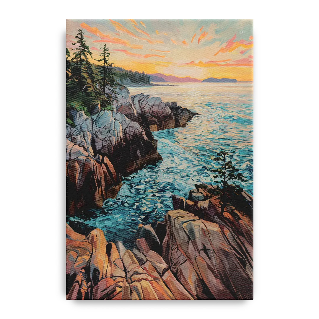 Bar Harbor Acadia National Park - Canvas Wall Art