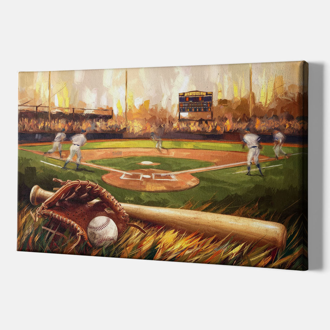 Greensboro Baseball Heritage - Canvas Wall Art Indoor