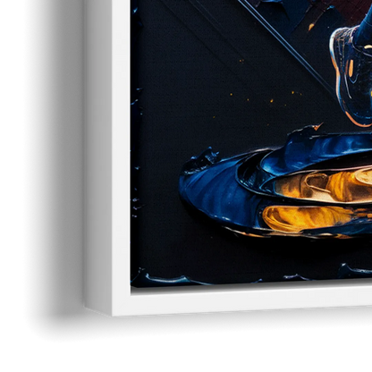 Denver Nuggets Team Spirit - Close-Up White Frame Canvas