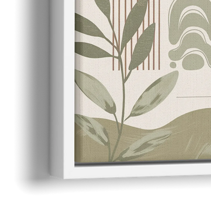 Bozeman Downtown Charm - Close-Up White Frame Canvas