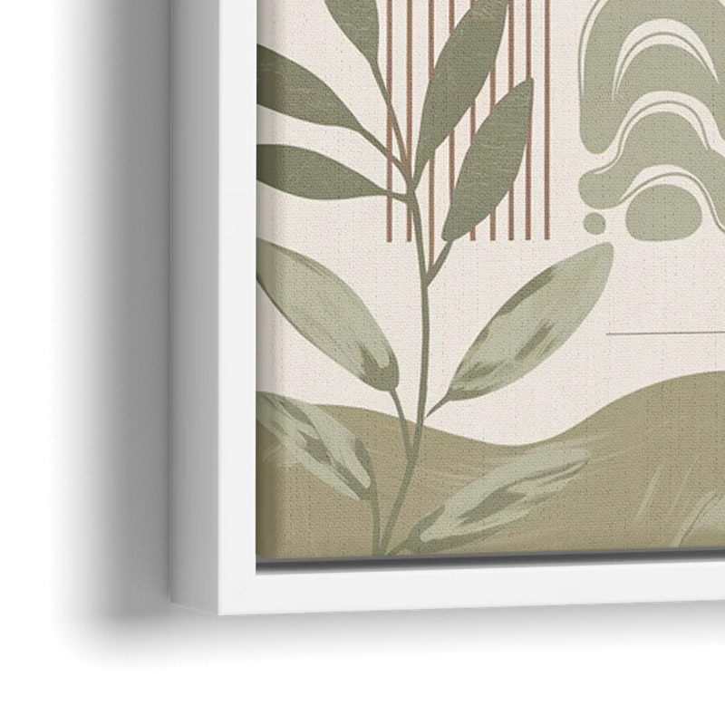 Bozeman Downtown Charm - Close-Up White Frame Canvas