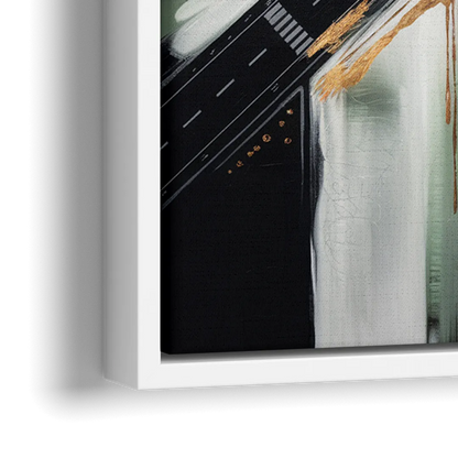 Irving Urban Streets - Close-Up White Frame Canvas