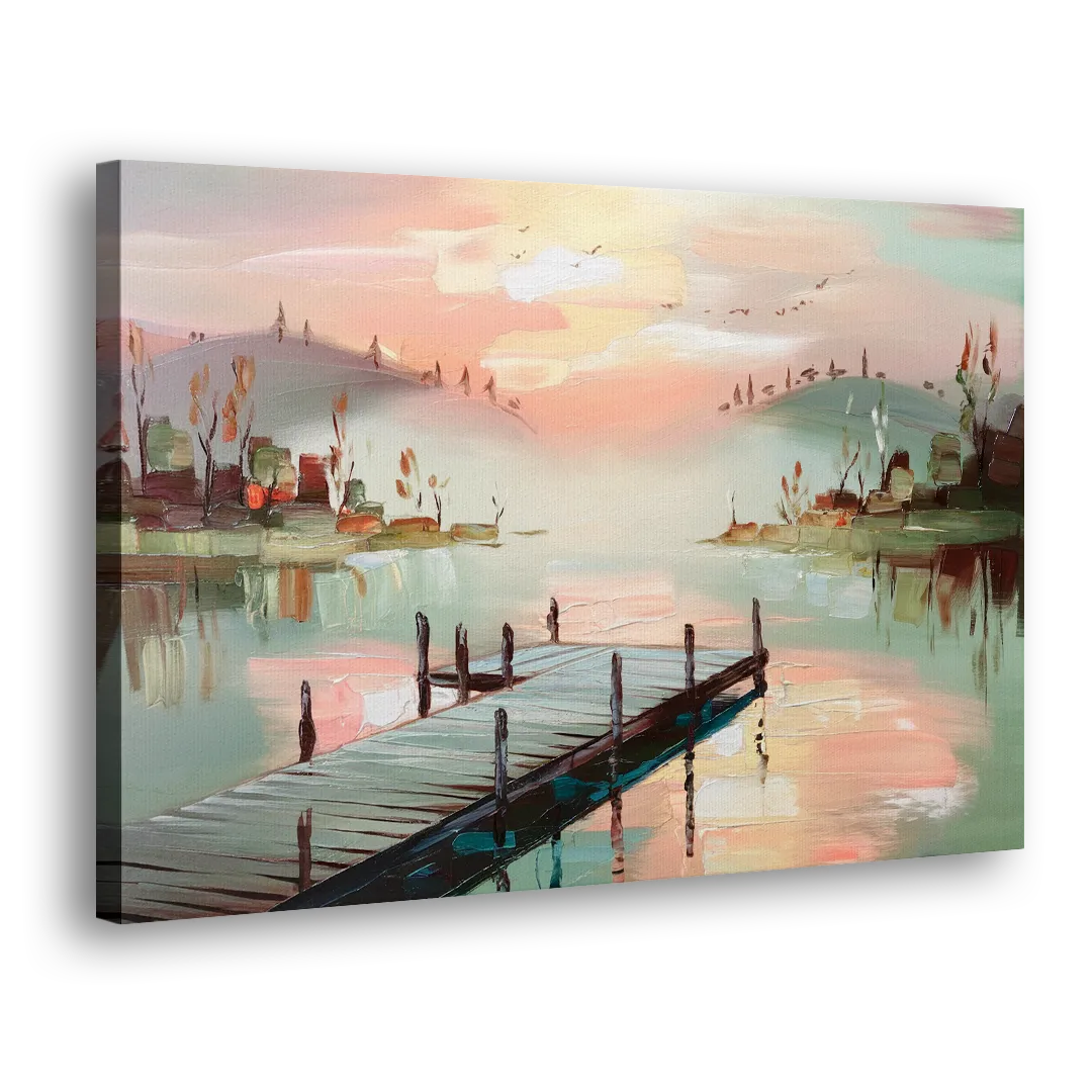 Burlington Waterfront Views - Canvas Print Art Sides