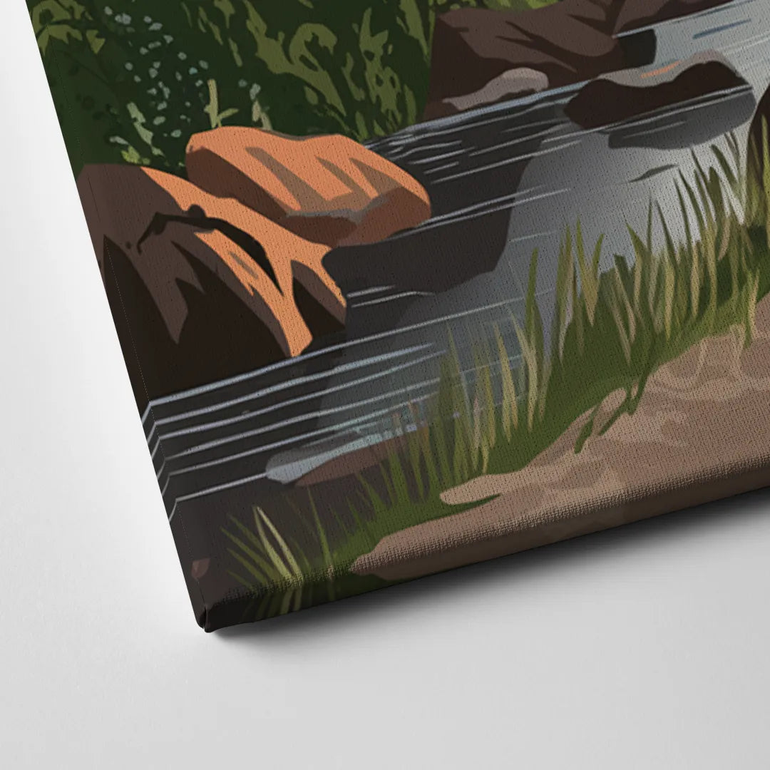 Franklin Nature Trails Canvas Close Up