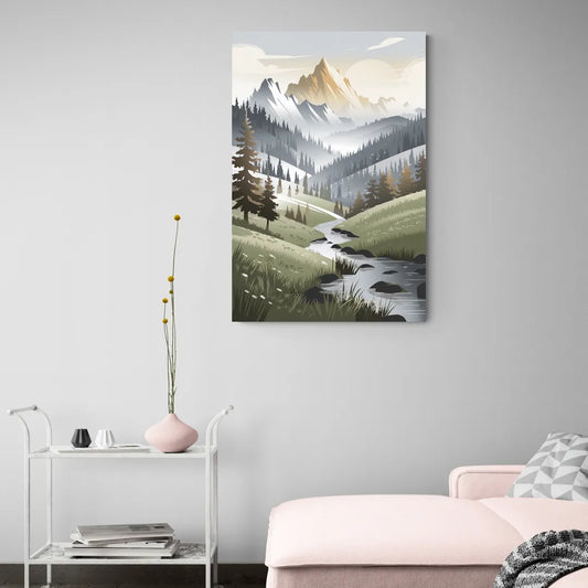 Vail Scenic Landscape - Canvas Wall Art Living Room