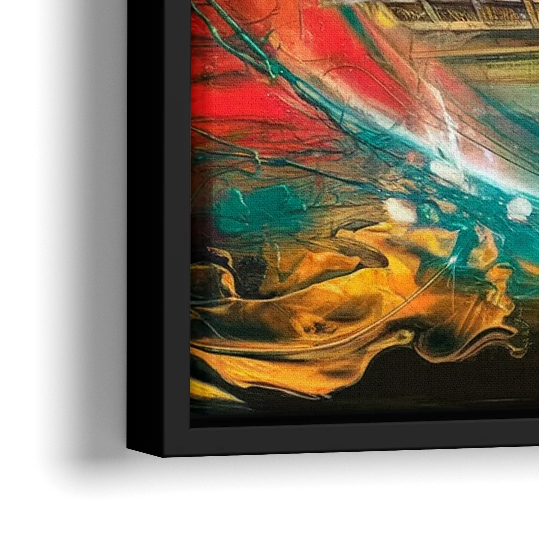 Milwaukee Festival Spirit - Close-Up Black Frame Canvas