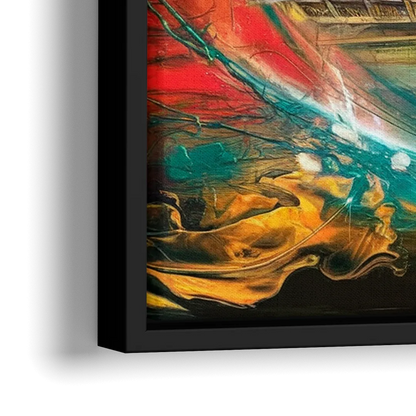 Milwaukee Festival Spirit - Close-Up Black Frame Canvas