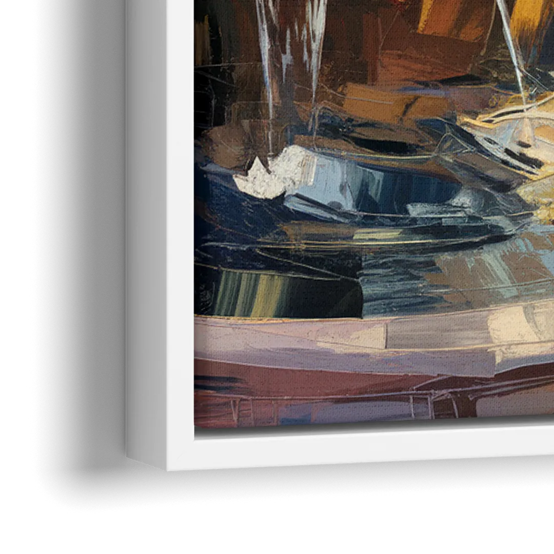 Charleston Waterfront Park - Close-Up White Frame Canvas