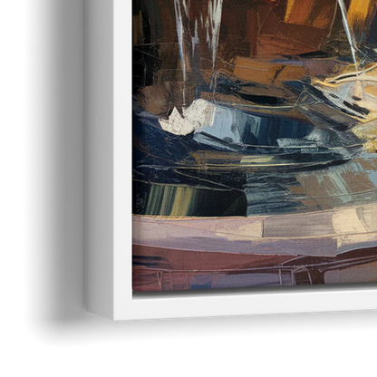 Charleston Waterfront Park - Close-Up White Frame Canvas