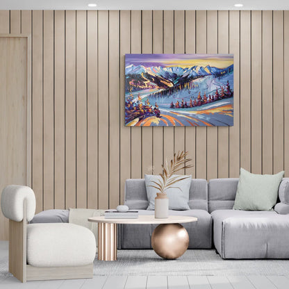 Breckenridge Scenic Trails - Canvas Wall Art Living Room