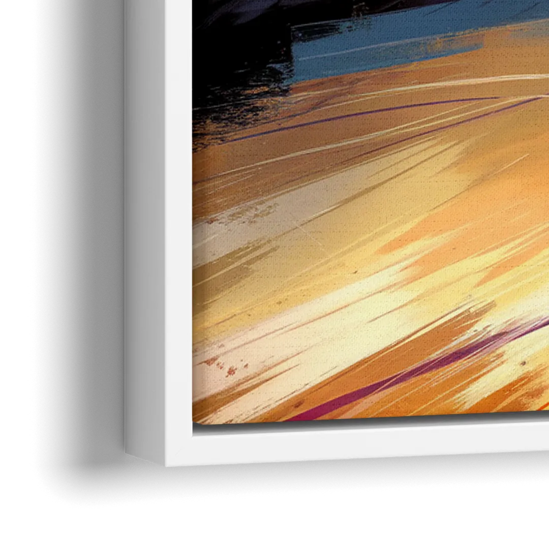Irvine Basketball Spirit - Close-Up White Frame Canvas