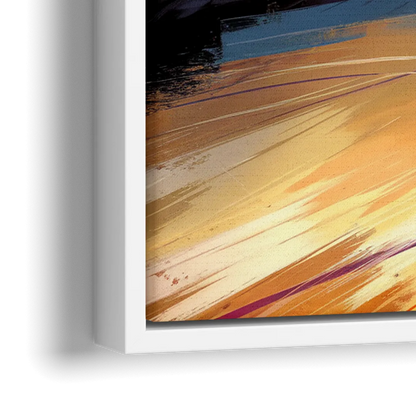 Irvine Basketball Spirit - Close-Up White Frame Canvas