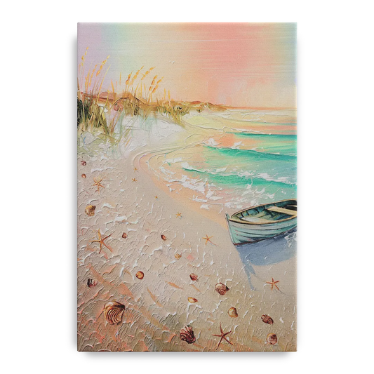 Virginia Beach Nautical Charm - Canvas Wall Art
