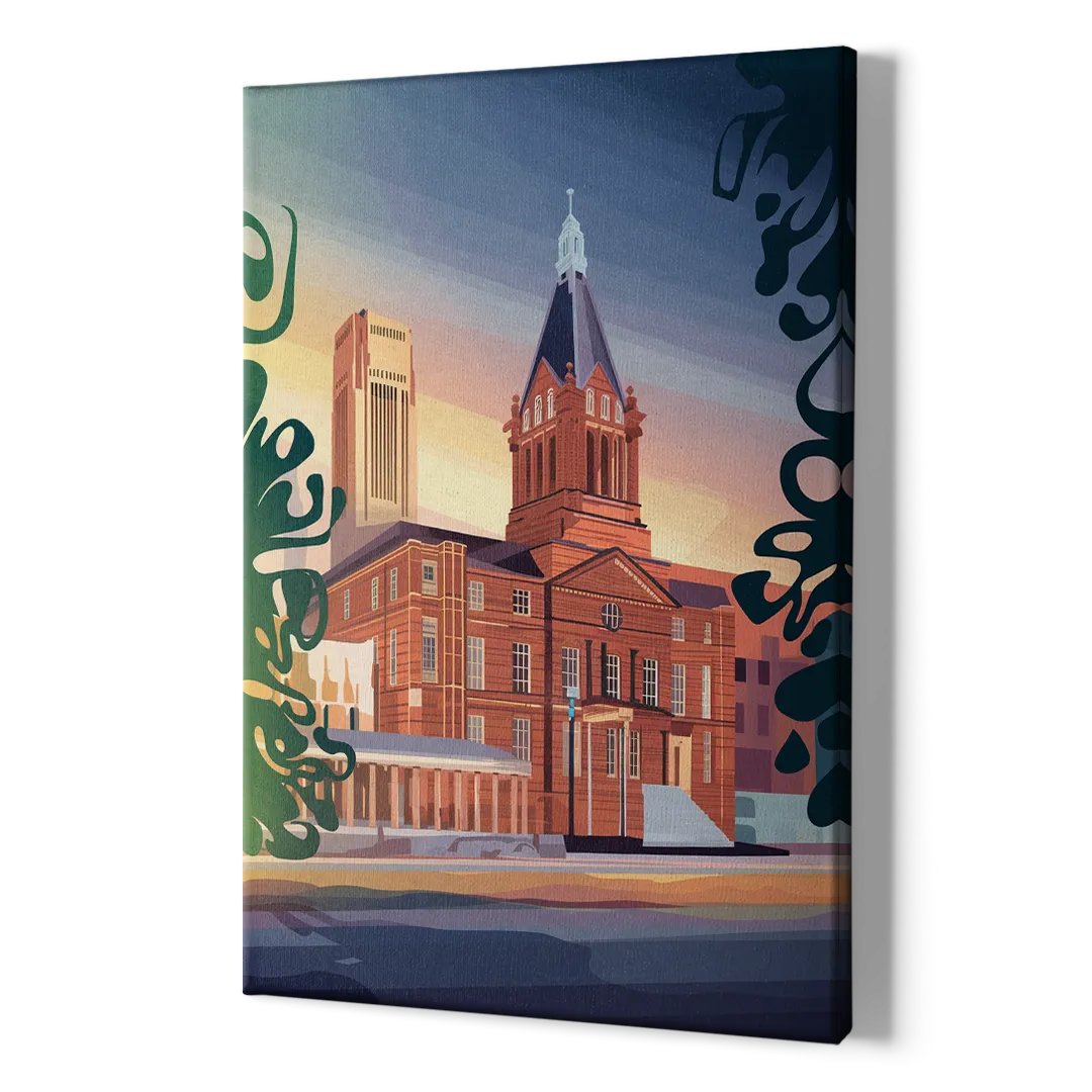Fort Wayne Historic Landmarks - Canvas Print Art Sides