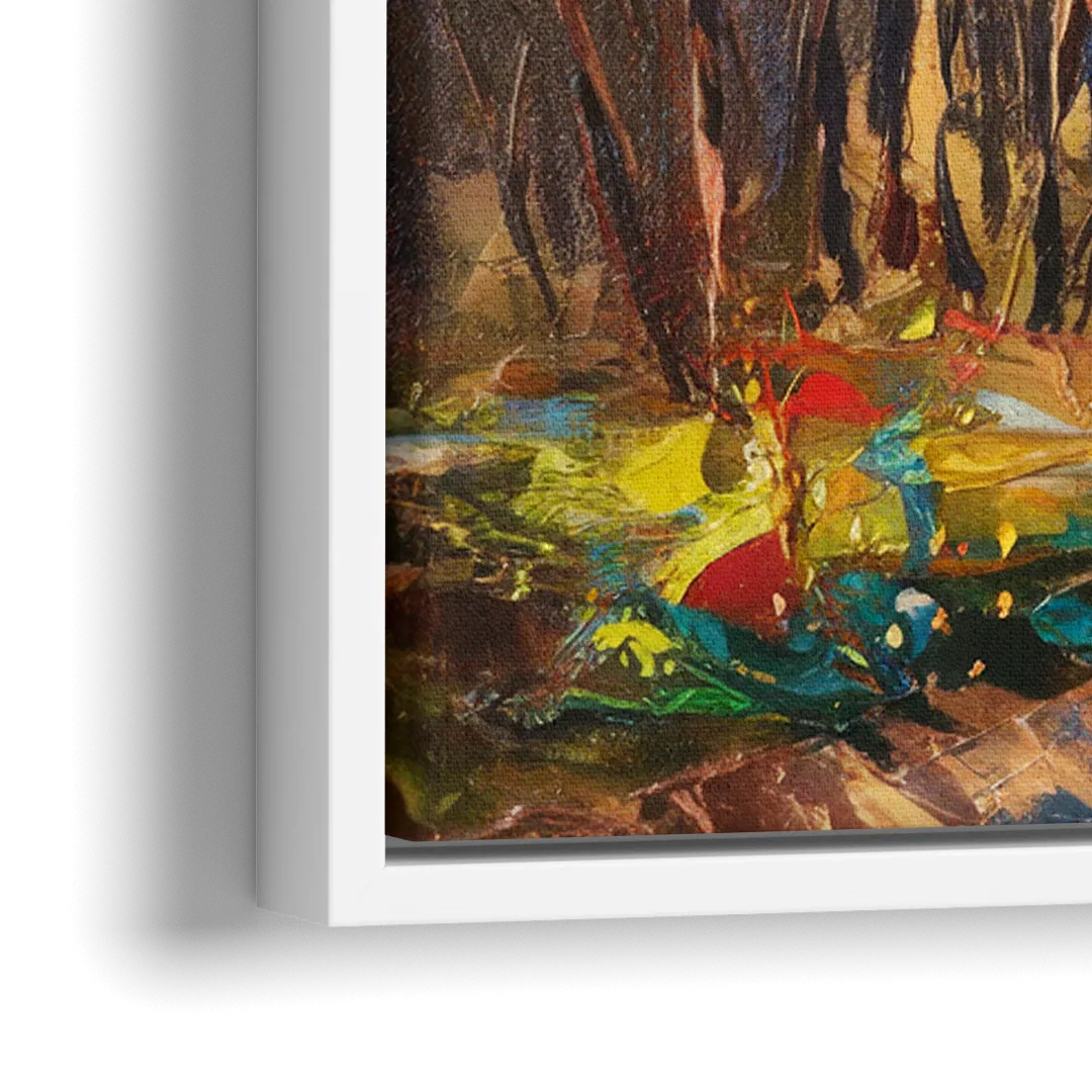 Fayetteville Nature Escape - Close-Up White Frame Canvas