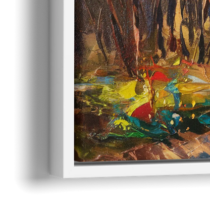 Fayetteville Nature Escape - Close-Up White Frame Canvas