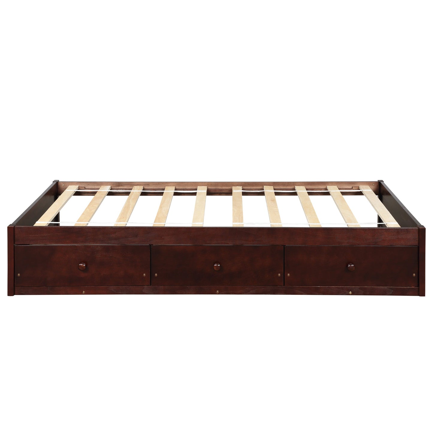 Twin Platform Bed with Storage – Elegant 3-Drawer Design