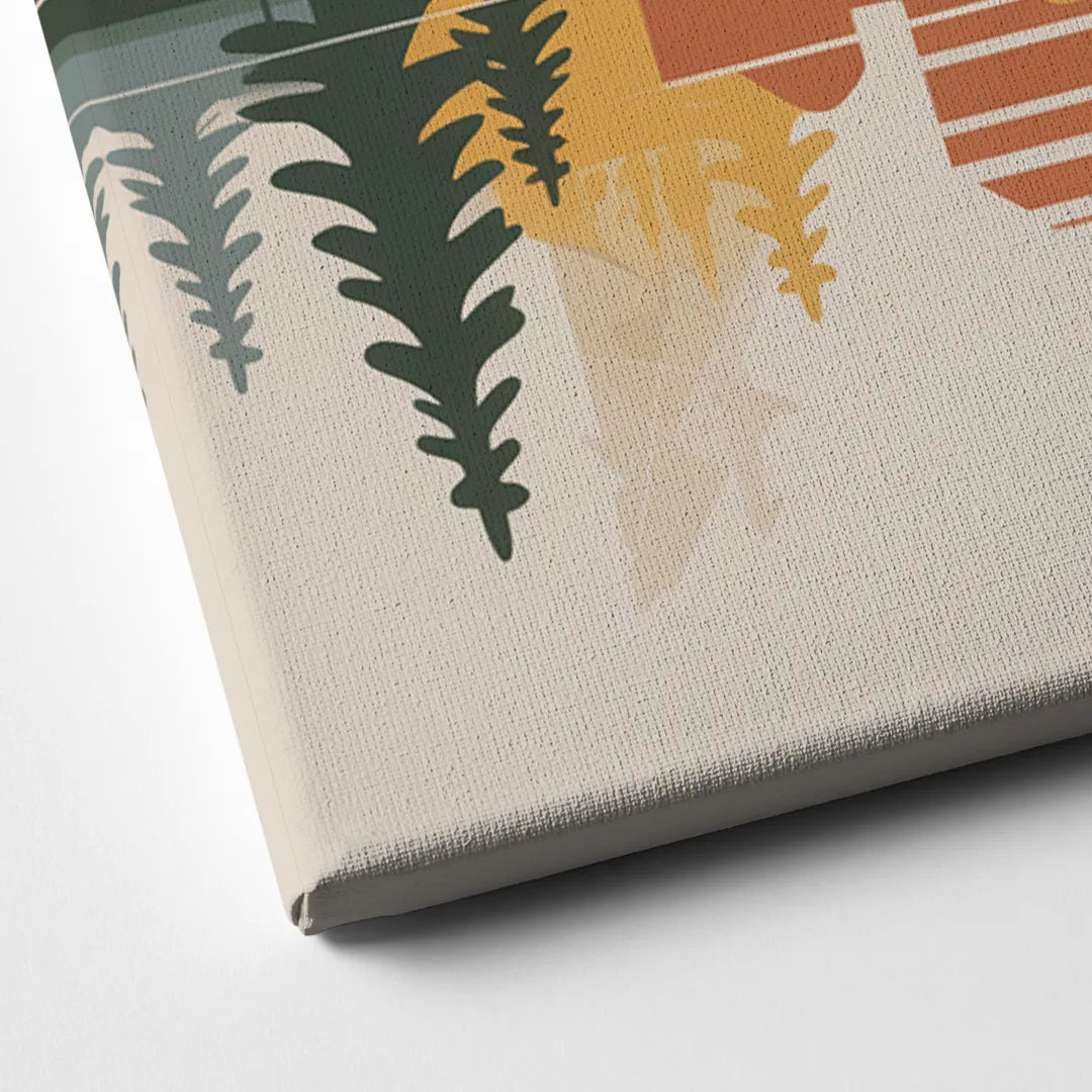 Jasper Autumn Colors Canvas Close Up