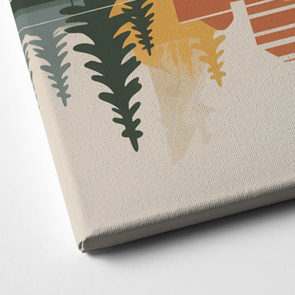 Jasper Autumn Colors Canvas Close Up