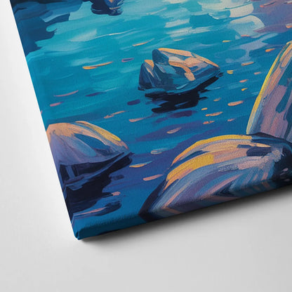 Lake Louise Reflections Canvas Close Up