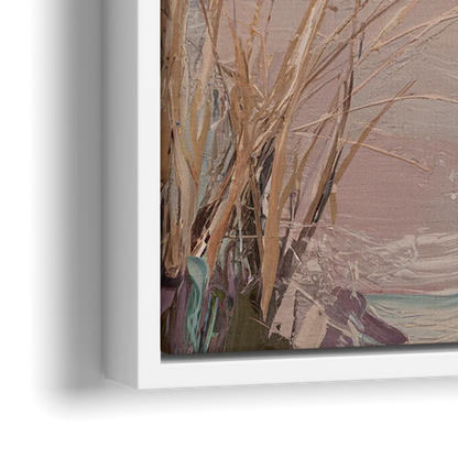 Myrtle Beach Atlantic Breeze - Close-Up White Frame Canvas