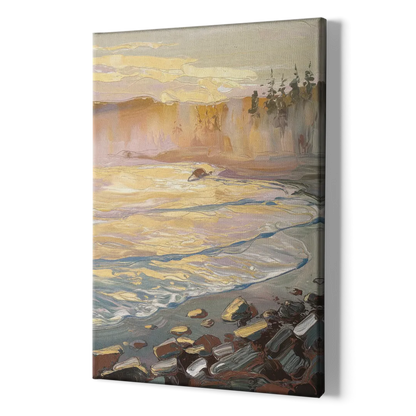 Traverse City Coastal Sunrise - Canvas Print Art Sides
