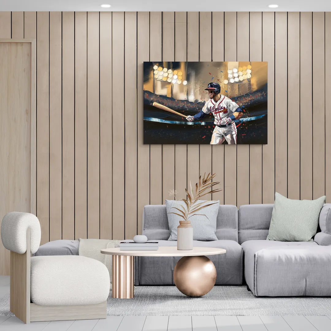 Atlanta Braves World Series Celebration - Canvas Wall Art Living Room
