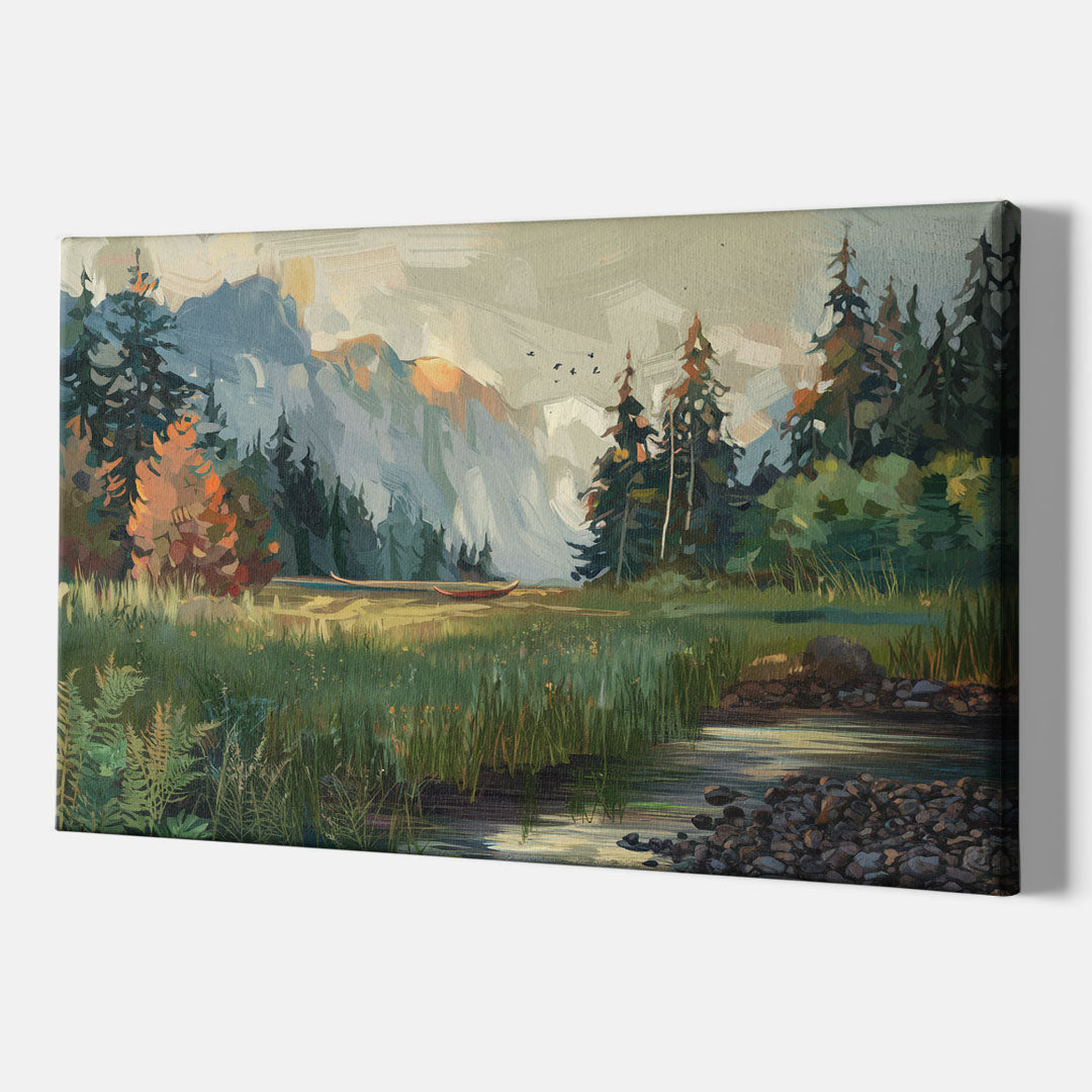 Eugene Pacific Northwest Style - Canvas Wall Art Indoor