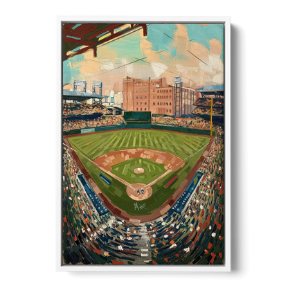 Camden Yards Orioles Tribute - White Frame Canvas