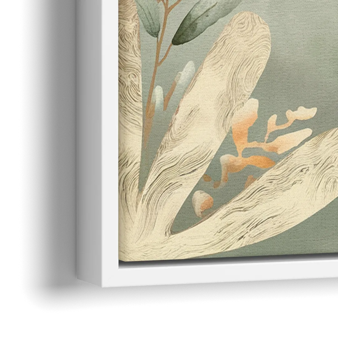 Boise Nature Escape Wilderness - Close-Up White Frame Canvas
