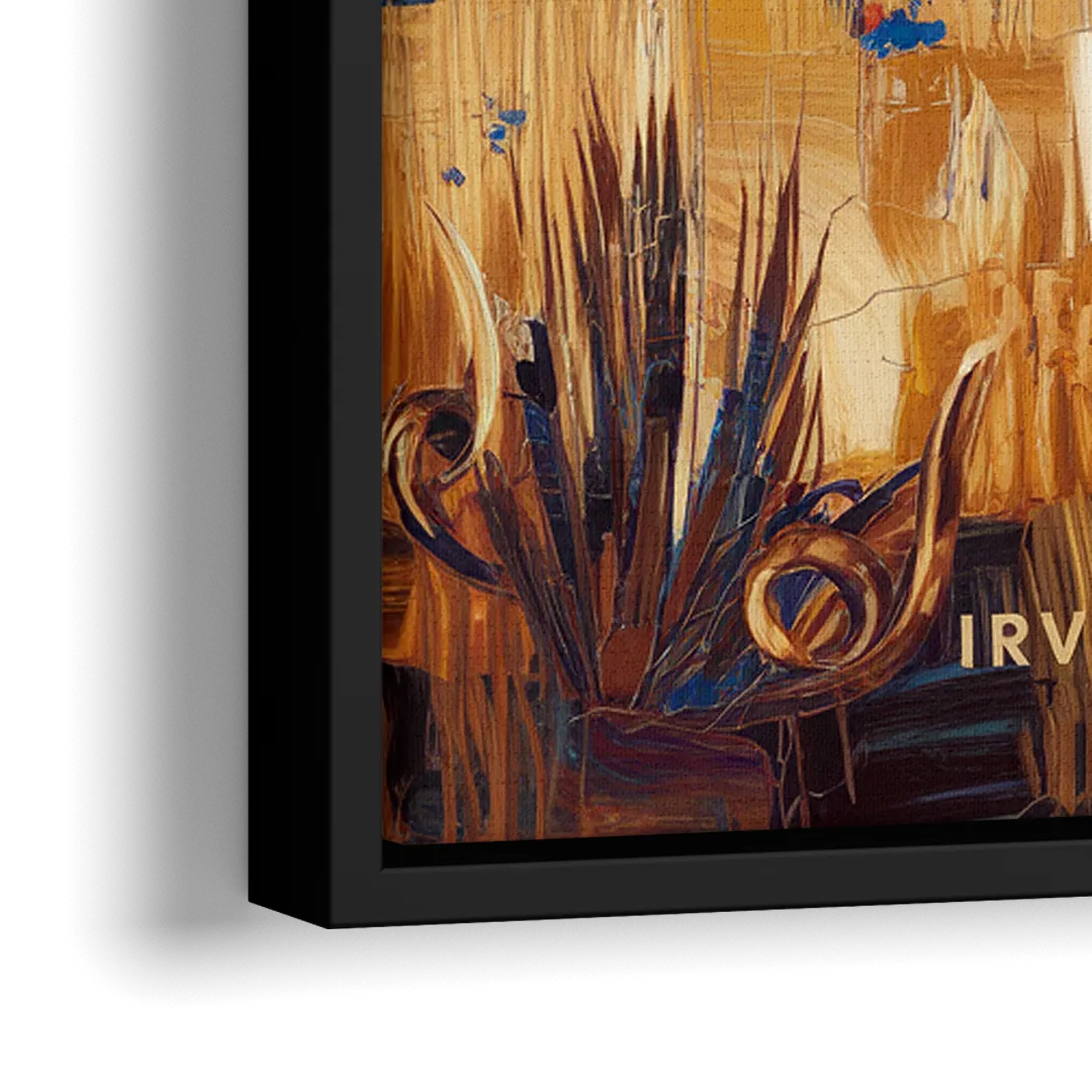 Irving Texas Pride - Close-Up Black Frame Canvas