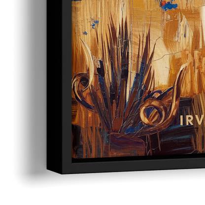 Irving Texas Pride - Close-Up Black Frame Canvas