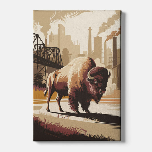 Buffalo Industrial Heritage - Canvas Wall Art