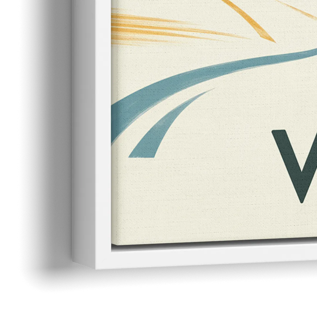 Vail Colorado Charm - Close-Up White Frame Canvas