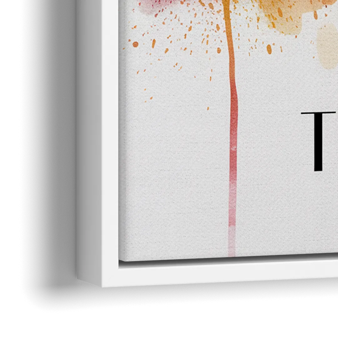 Tulsa Urban Charm - Close-Up White Frame Canvas