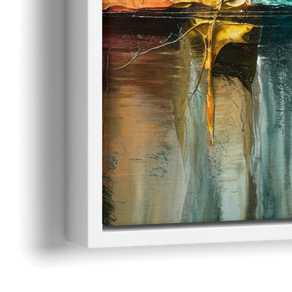 Lancaster Scenic Skyline - Close-Up White Frame Canvas