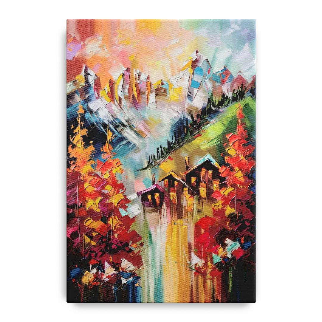 Breckenridge Alpine Landscape - Canvas Wall Art