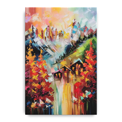 Breckenridge Alpine Landscape - Canvas Wall Art