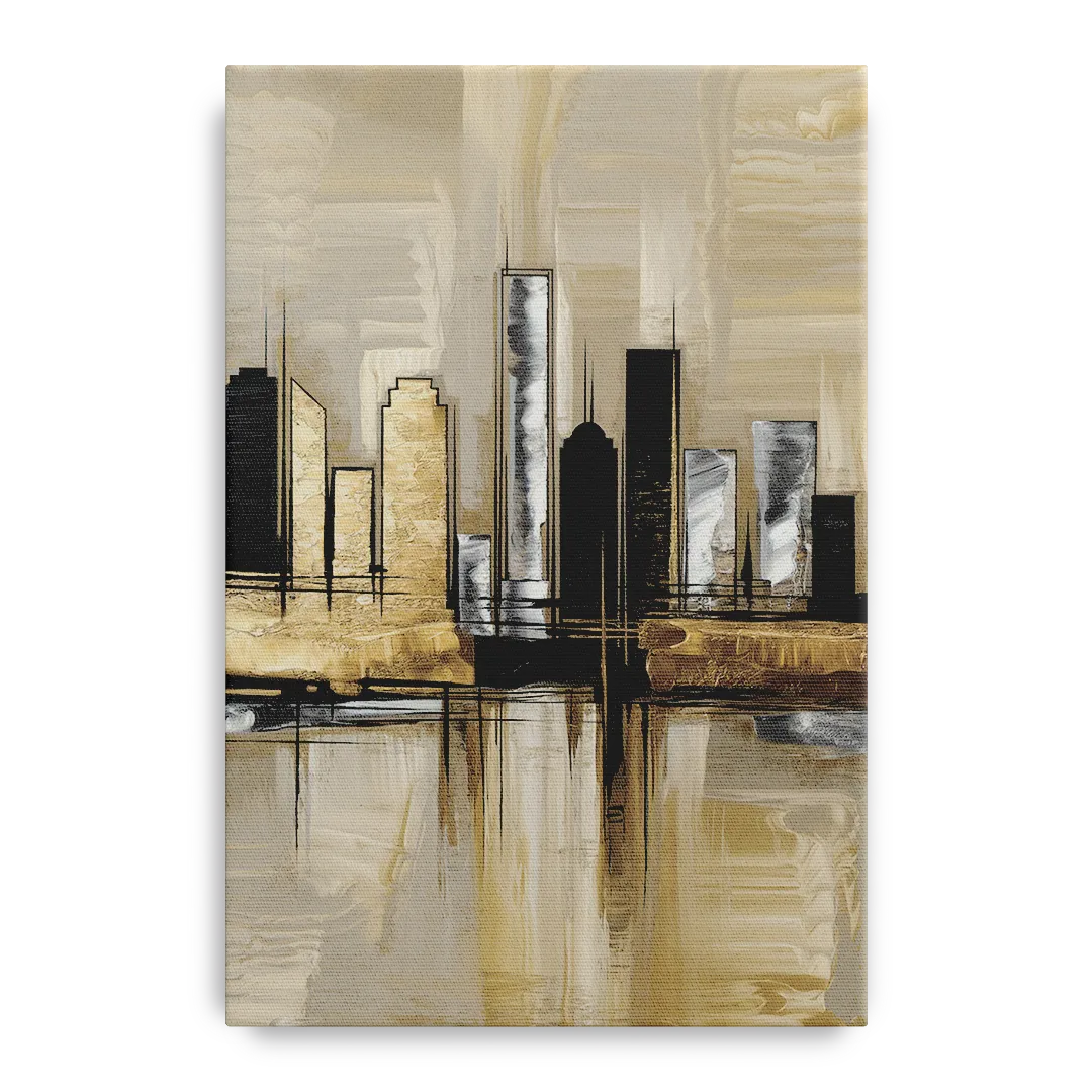 Houston Contemporary Design - Canvas Wall Art