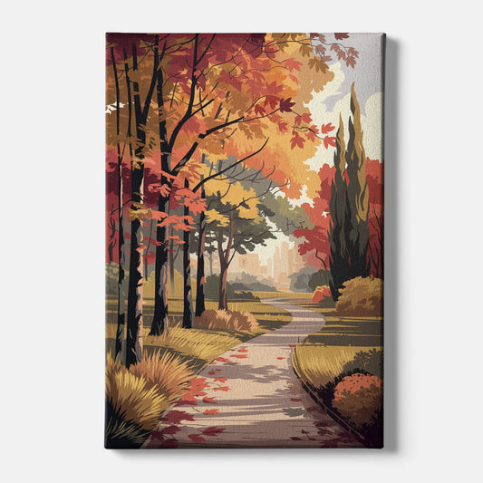 Arlington Autumn Colors - Canvas Wall Art