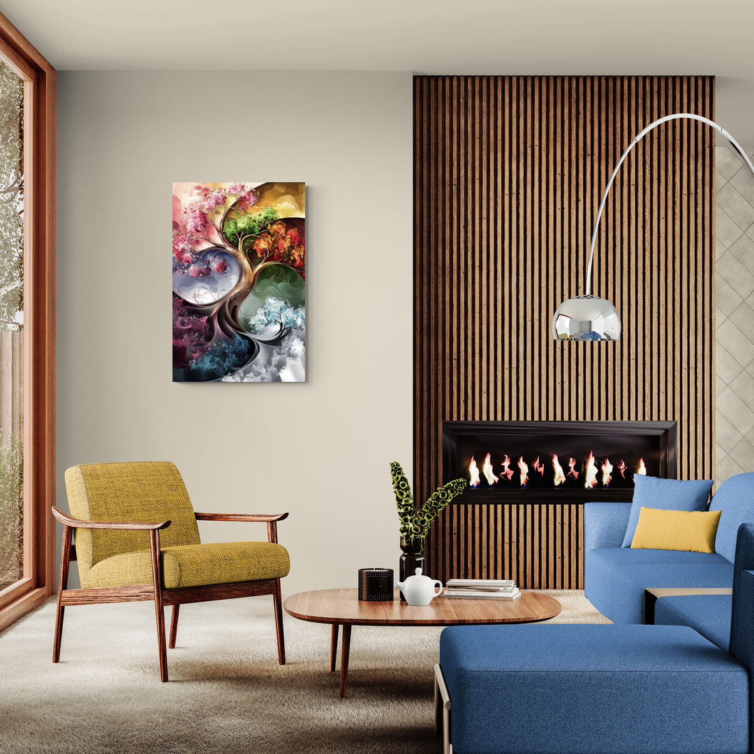Ashland Vibrant Seasons - Canvas Wall Art Living Room