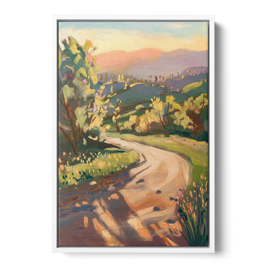 Glendale Nature Trails - White Frame Canvas