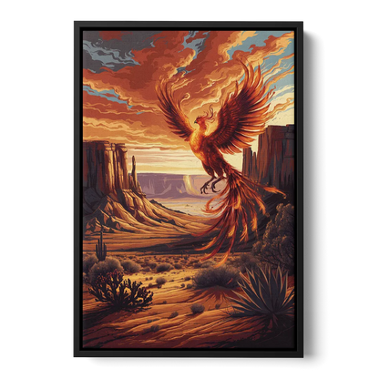 Phoenix Southwest Charm - Black Frame Canvas