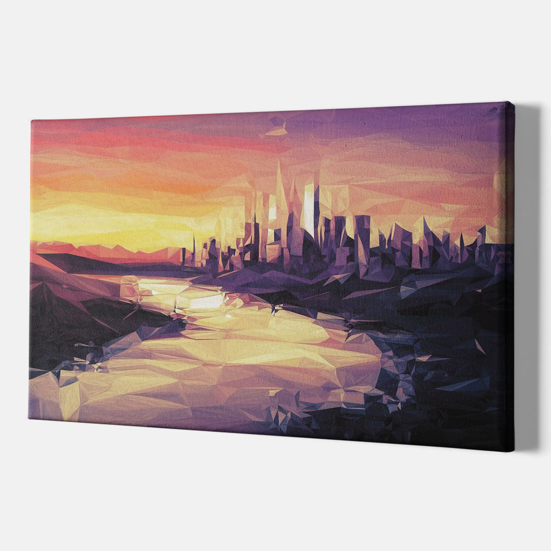 Boise Sunset Serenity - Canvas Wall Art Indoor