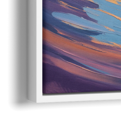 Kitsilano Beach - Close-Up White Frame Canvas