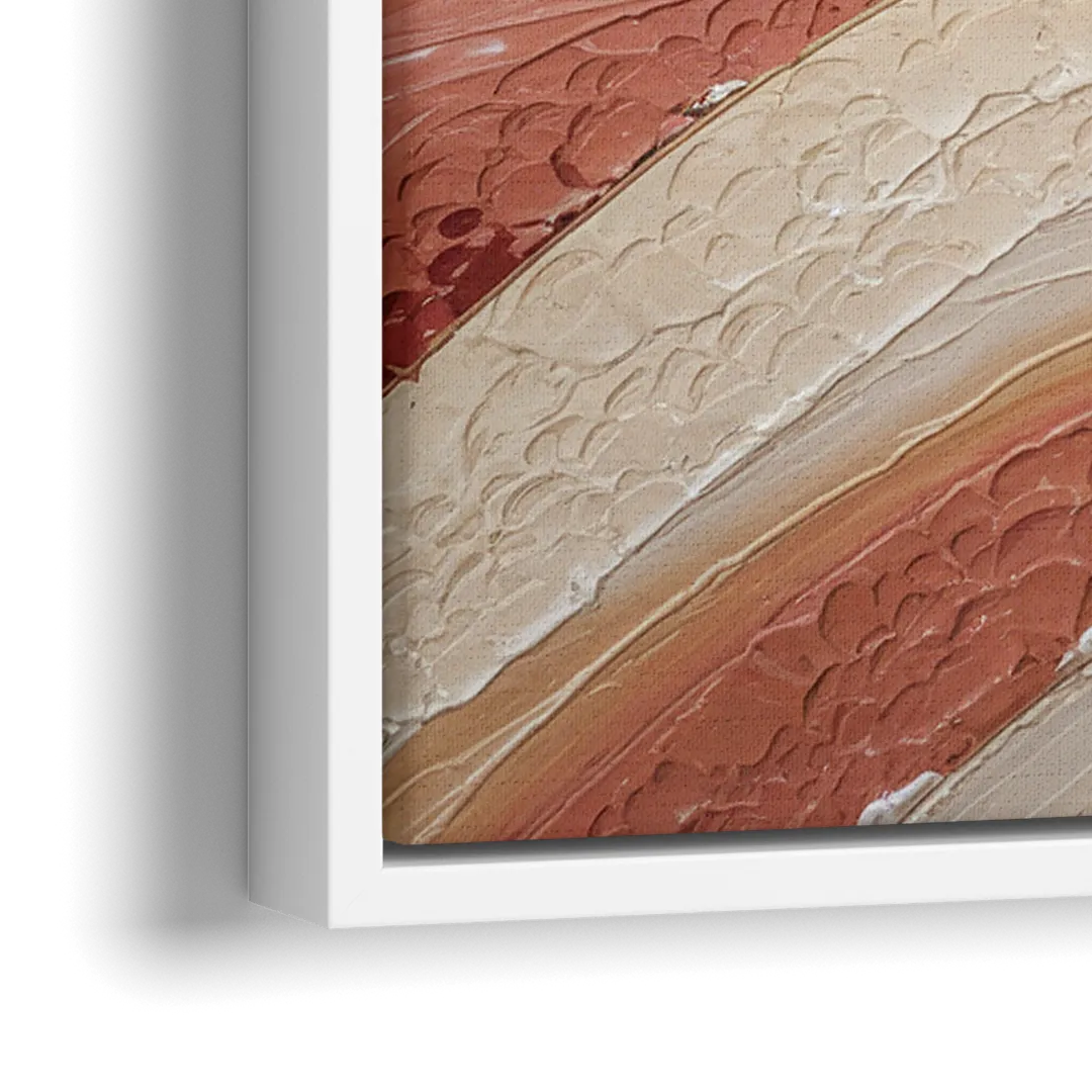Marfa Texas Horizon - Close-Up White Frame Canvas