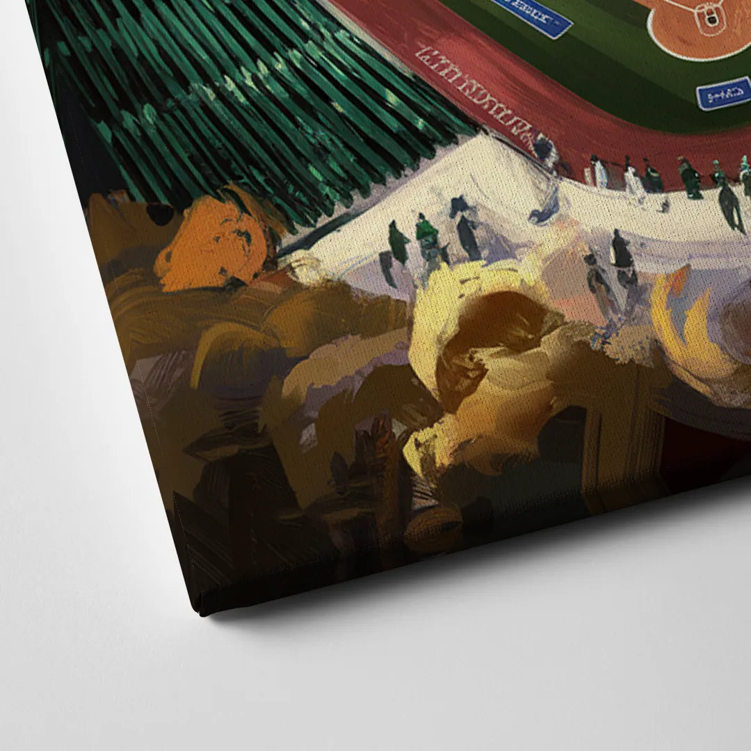 St. Petersburg Tropicana Field Scene Canvas Close Up